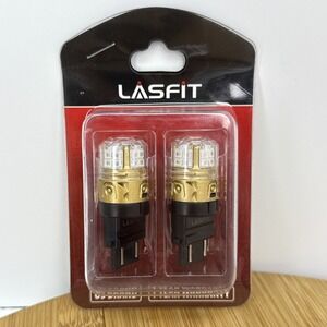 LASFIT 3157r Red Brake Tail Light Rear Turn Signal Stop Bulbs L2 Series